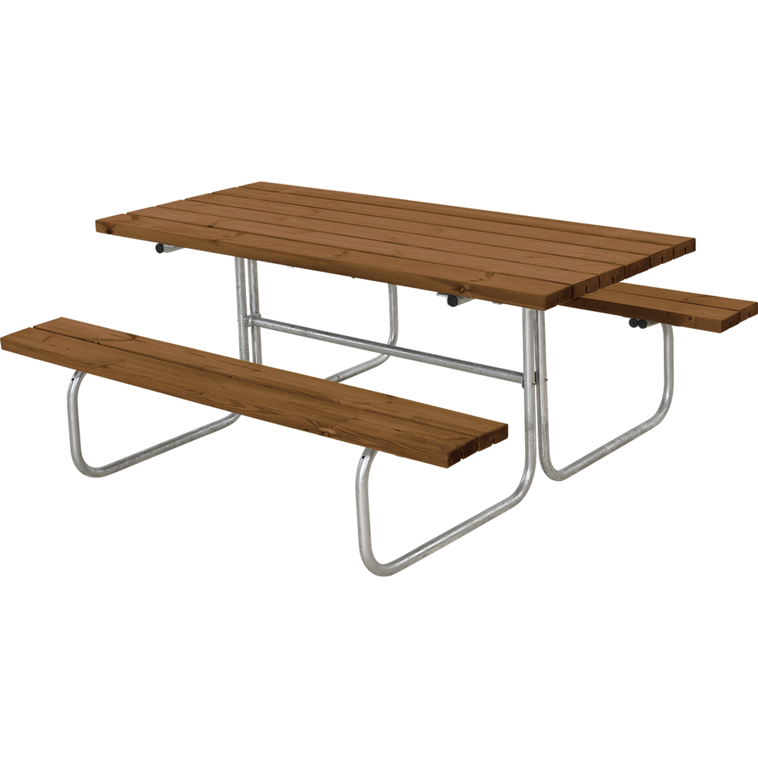 Plus Classic Bord/Bænkesæt 177 cm - Grundmalet Teak