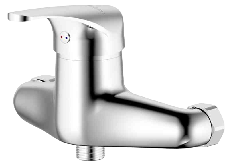 Geyser Rex brusearmatur med 1/2" studs nedad krom