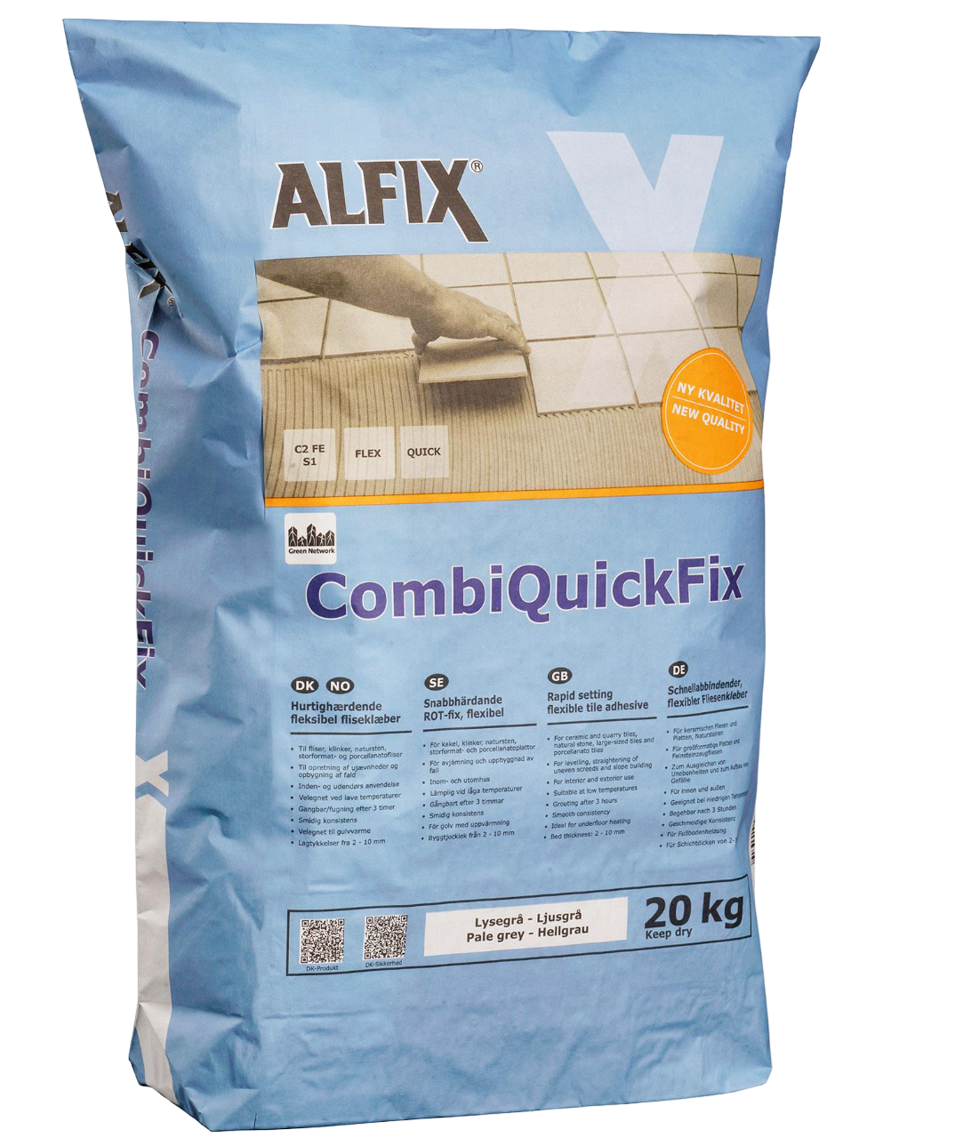 Alfix CombiQuickFix Fliseklæber 20 kg