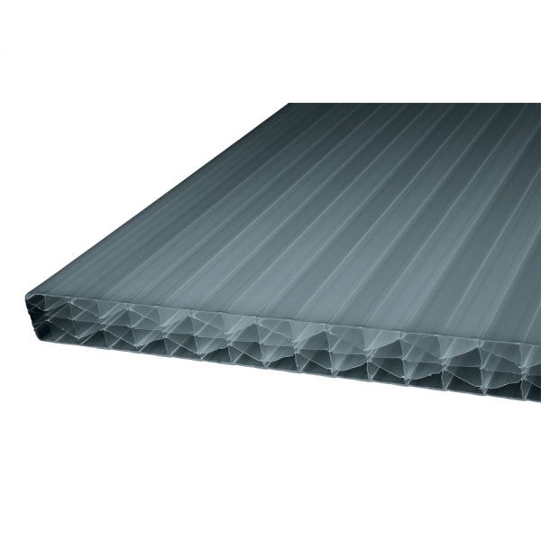 Plastmo TwinLite 32 mm termotag røgfarvet - 119x300 cm