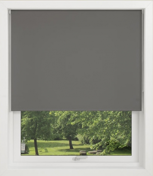 Debel Uni Rullegardin Mørklægning i grå – 160x210 cm