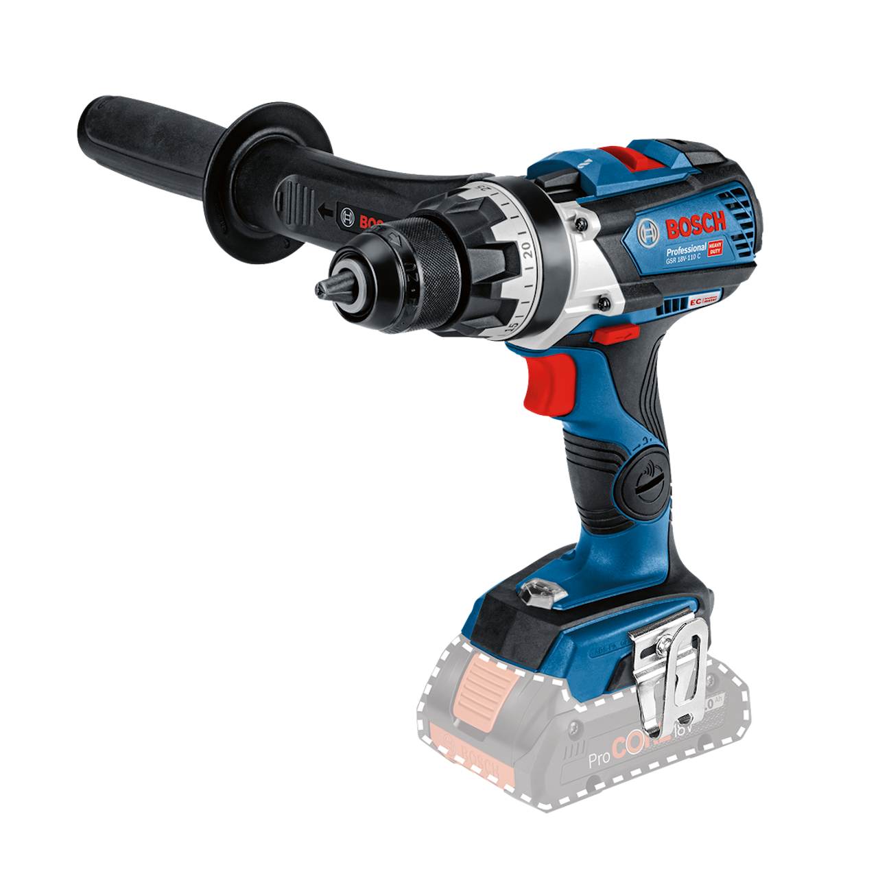 Bosch Professional GSR 18V-110 C Bore-/skruemaskine – Solo