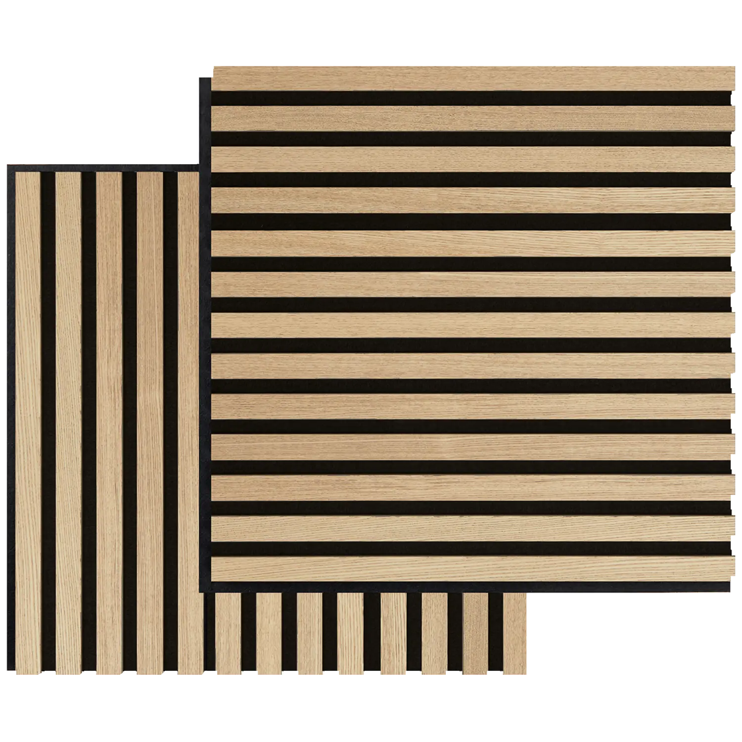 FibroTech Square Akustikpanel i ash 22x520x520 mm - 2 stk.