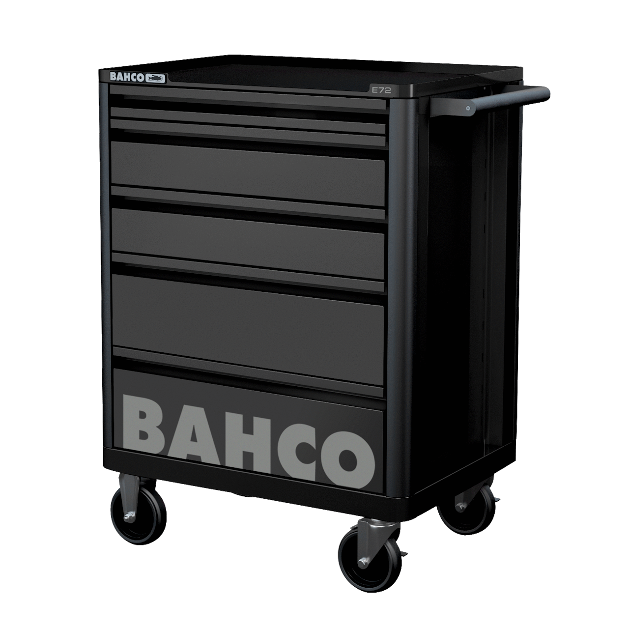 Bahco 1472K5Black Værktøjsvogn med 5 skuffer i sort