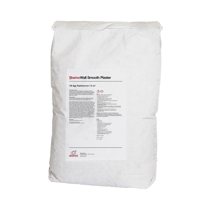 SkamoWall Basic Smooth Plaster (finpuds) hvid - 15 kg