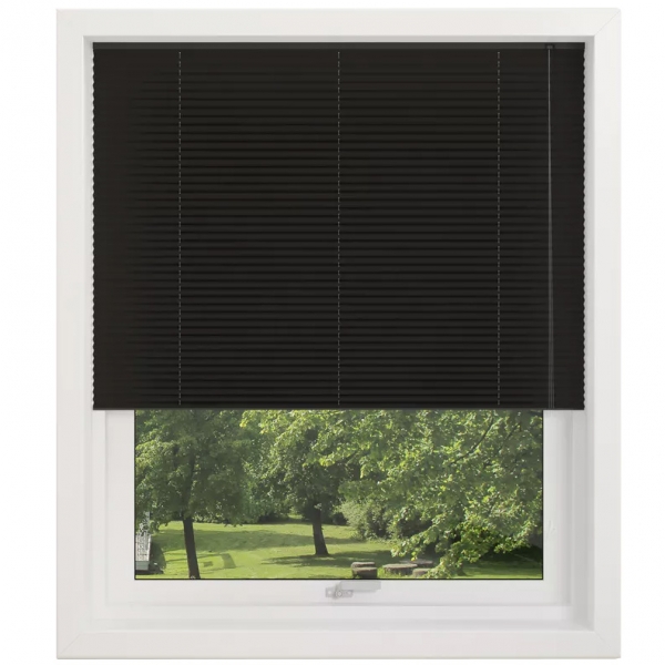 Debel Plissegardin London sort 80x130 cm