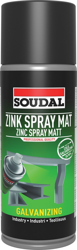 Soudal Zink Spray Mat 400 ml
