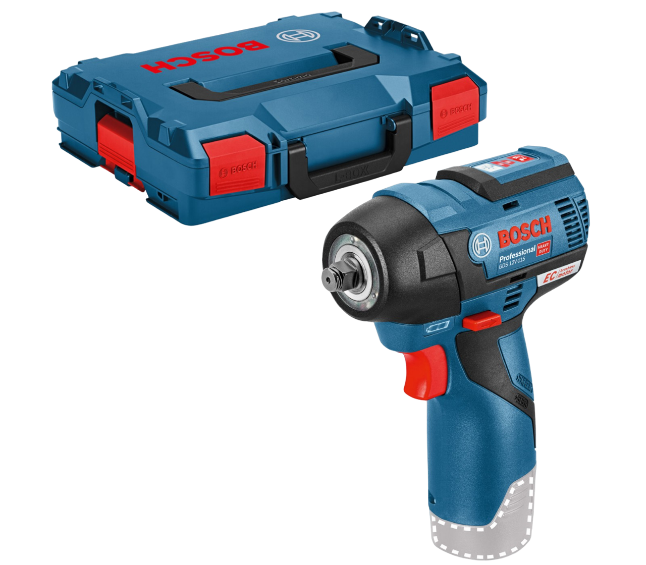 Bosch Professional GDS 12V-115 Slagnøgle – Solo