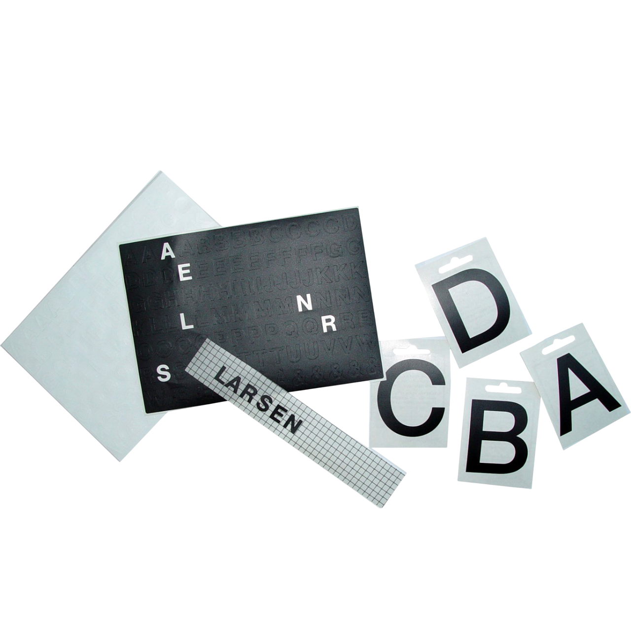 Allux Folietal nr. 0 i hvid 6 cm