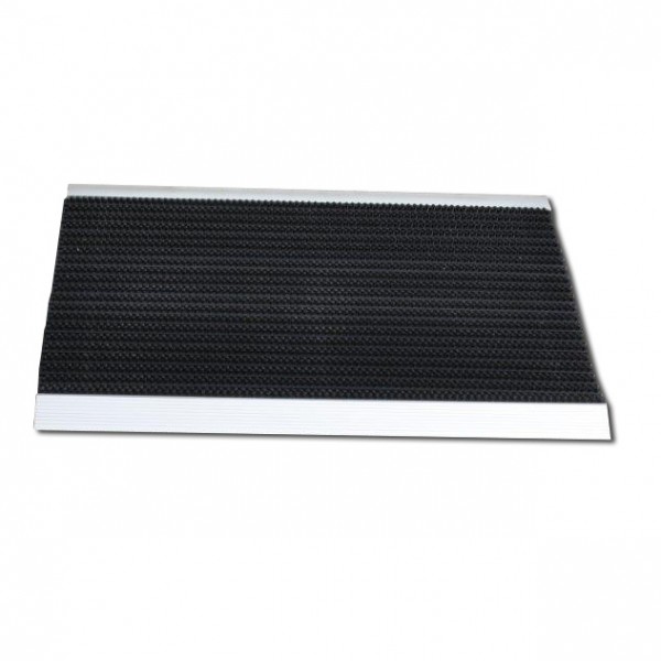 Clean Alu Line sort måtte 40x60 cm