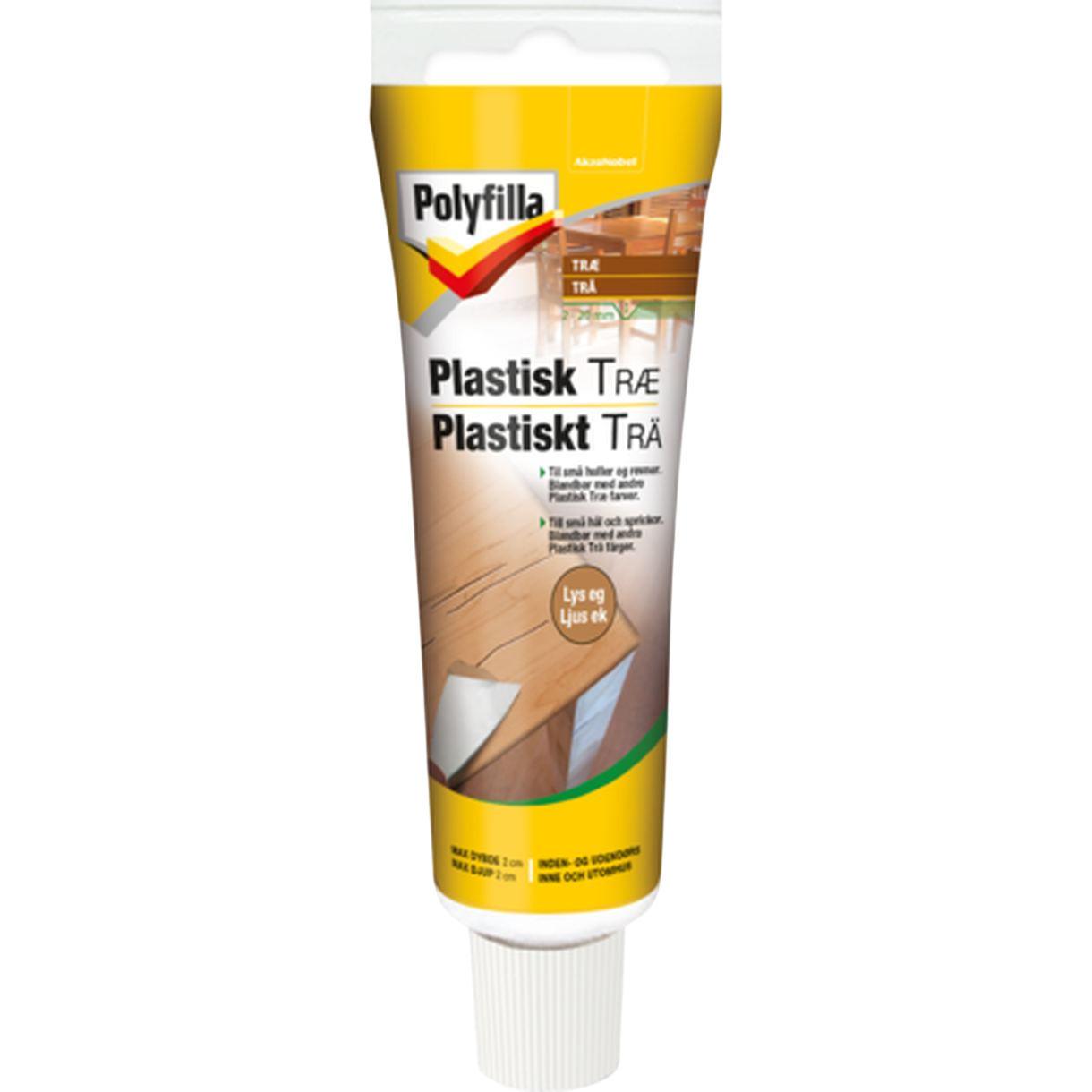 Polyfilla Plastisk træ i lys eg 75 g