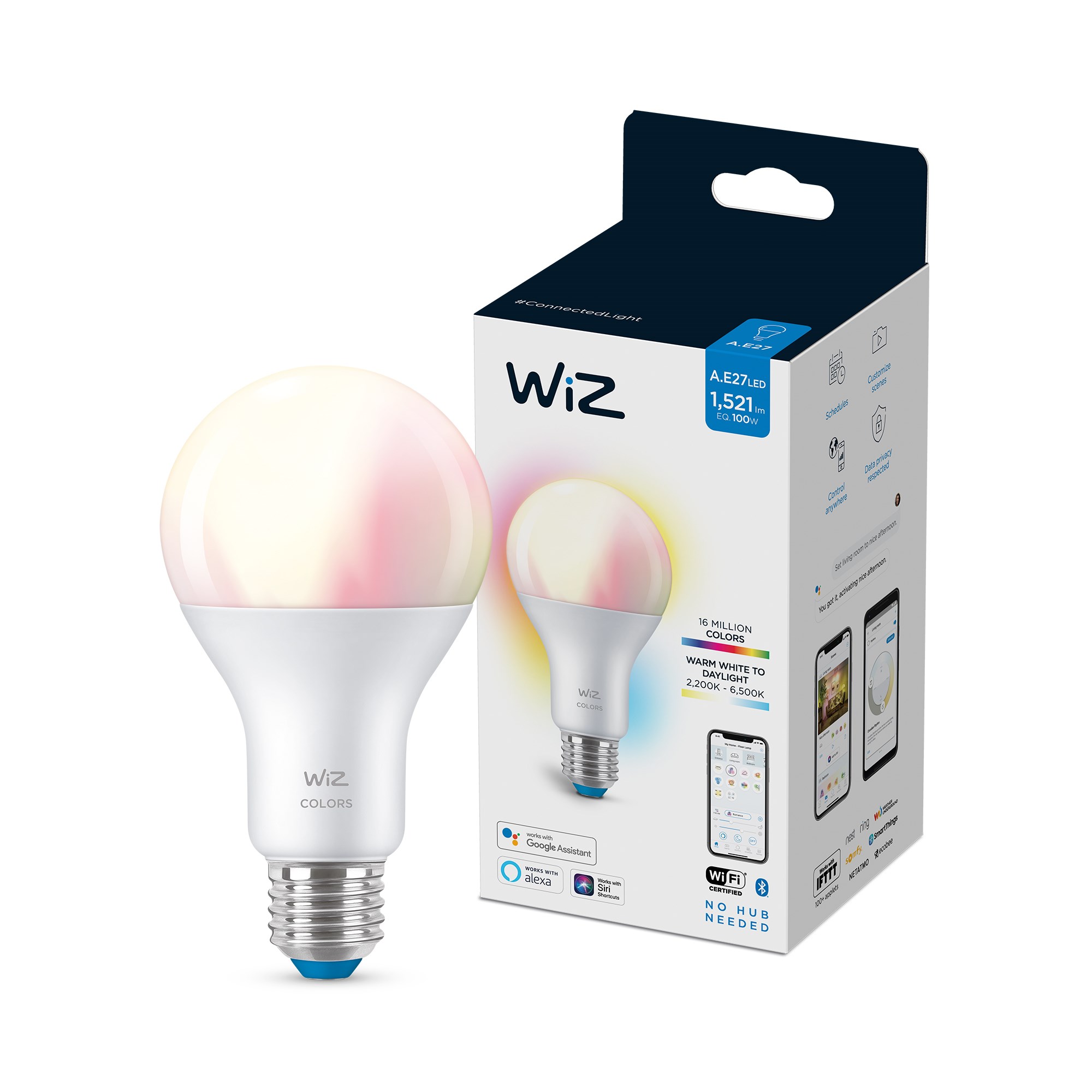 WiZ E27 A67 Colors and Tunable White Smart LED Wi-Fi pære