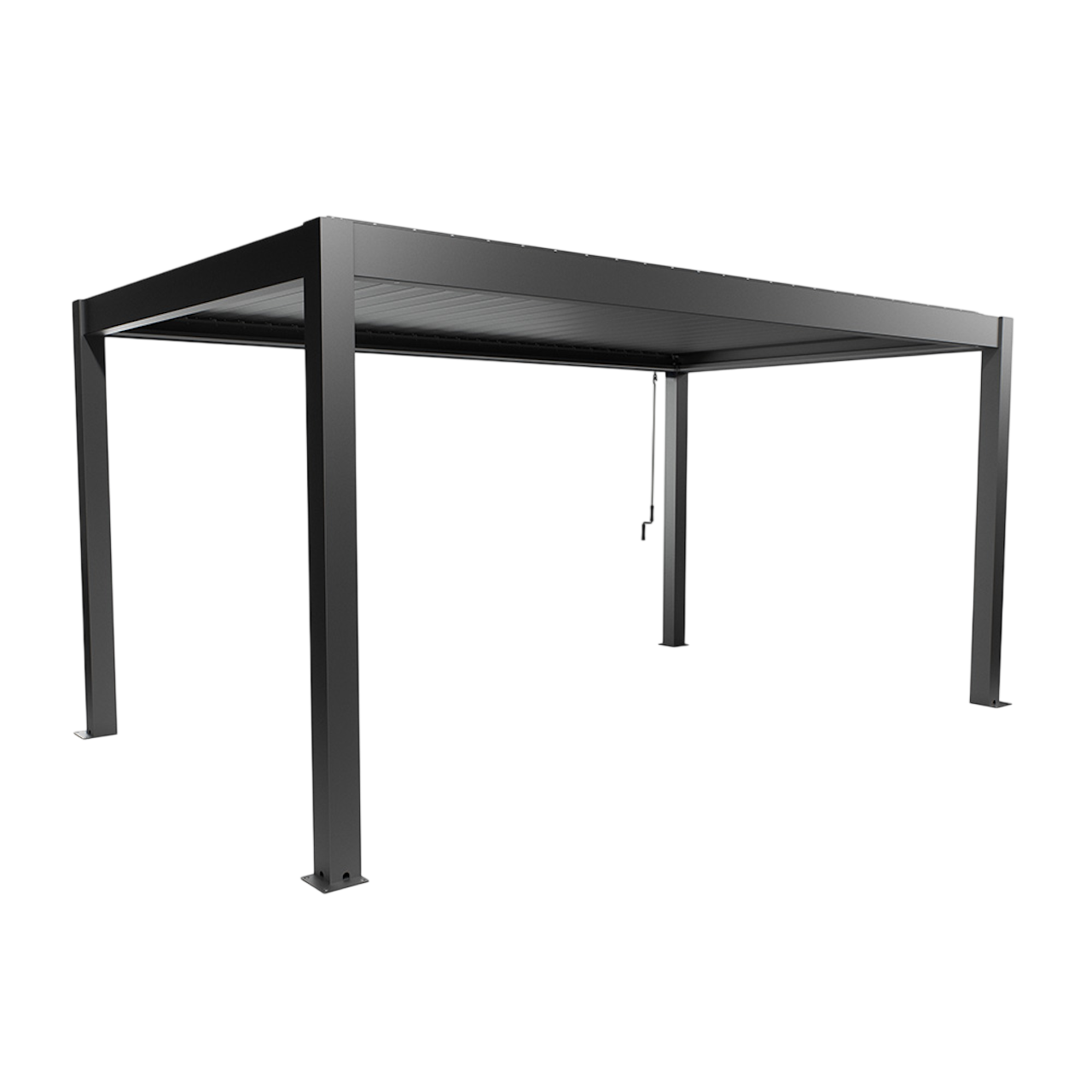 Biohort Str. 5×3 Pergola i mørkegrå metallic