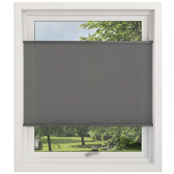 Debel Plissegardin Flex grå 100x130 cm