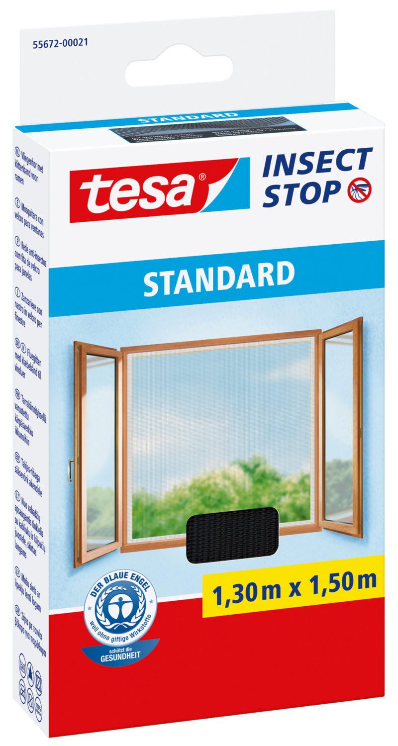 Tesa Insektnet Standard T/Vind. Sort 1,3X1,5M