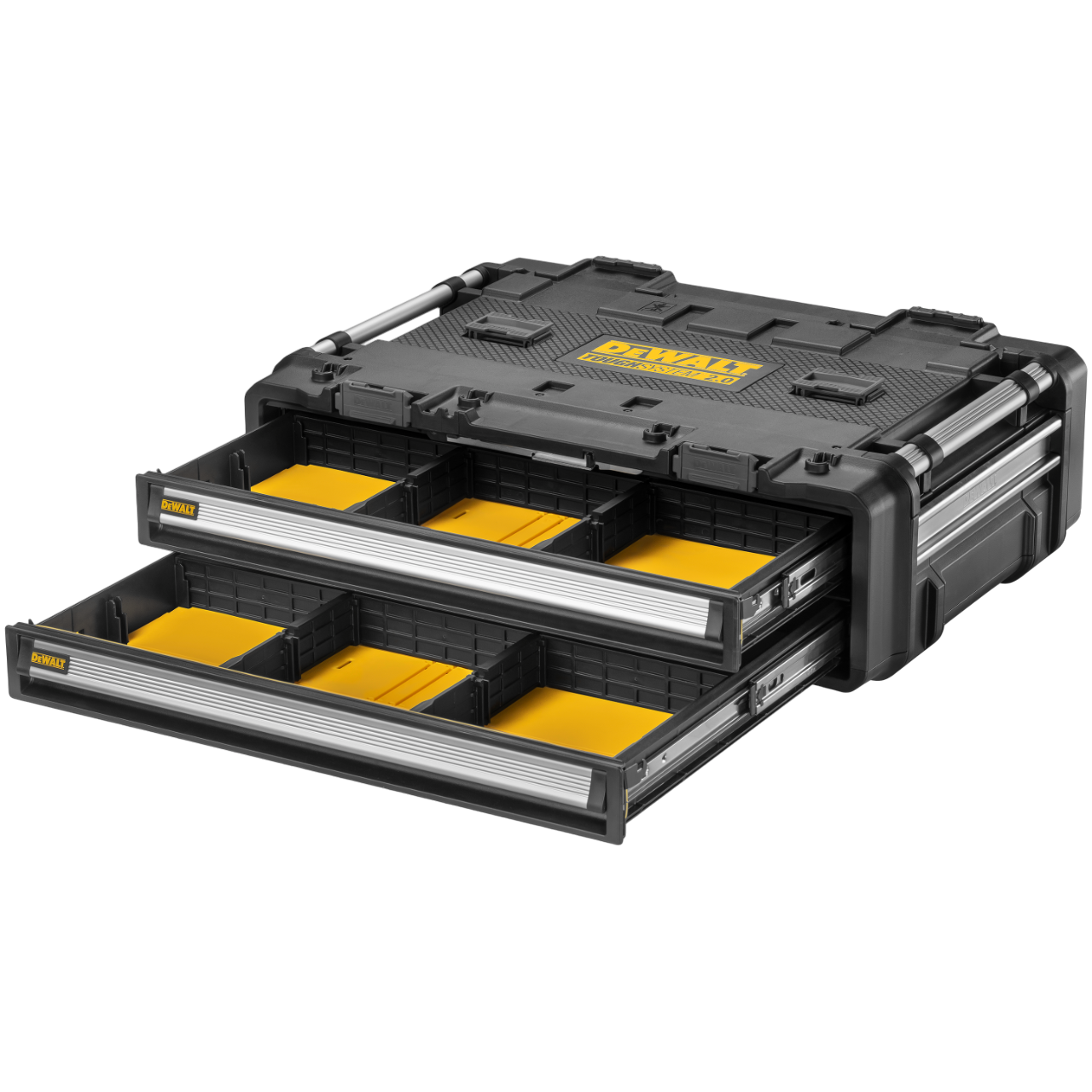 DeWALT DWST08520-1 ToughSystem 2.0 DXL Værktøjskasse med 2 skuffer