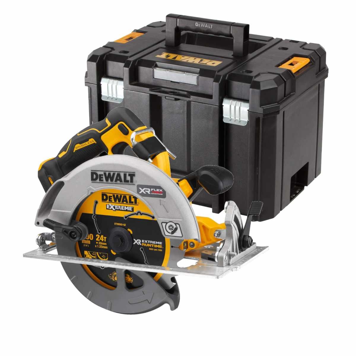 Dewalt DCS573NT-XJ 18V XR FVA Rundsav 190mm – Solo TSTAK