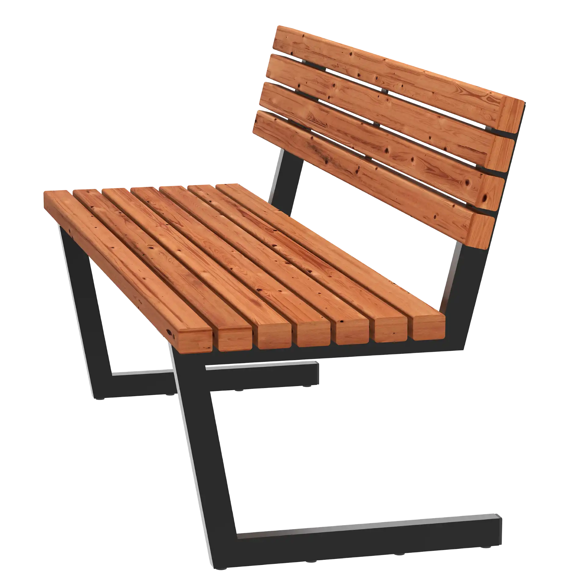 Plus Relax Bænk 150 cm i ThermoWood
