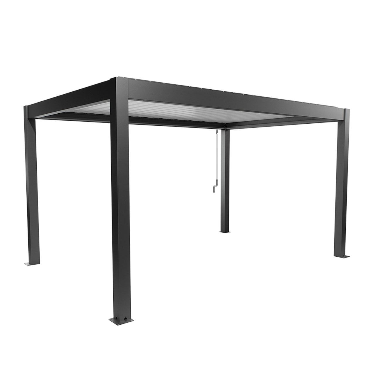 Biohort Str. 4,5×3 Pergola i mørkegrå metallic/hvid
