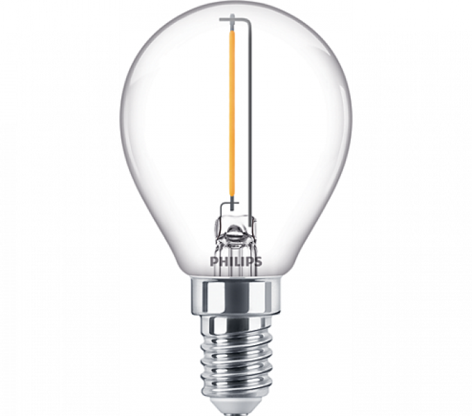 Philips LED krone klar 15W E14