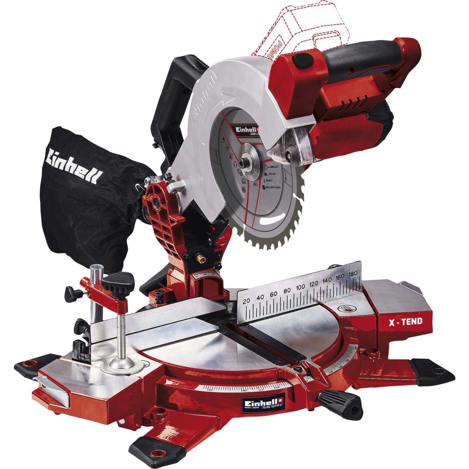 Einhell TE-MS 18V/210 Li Kap-/geringssav – Solo