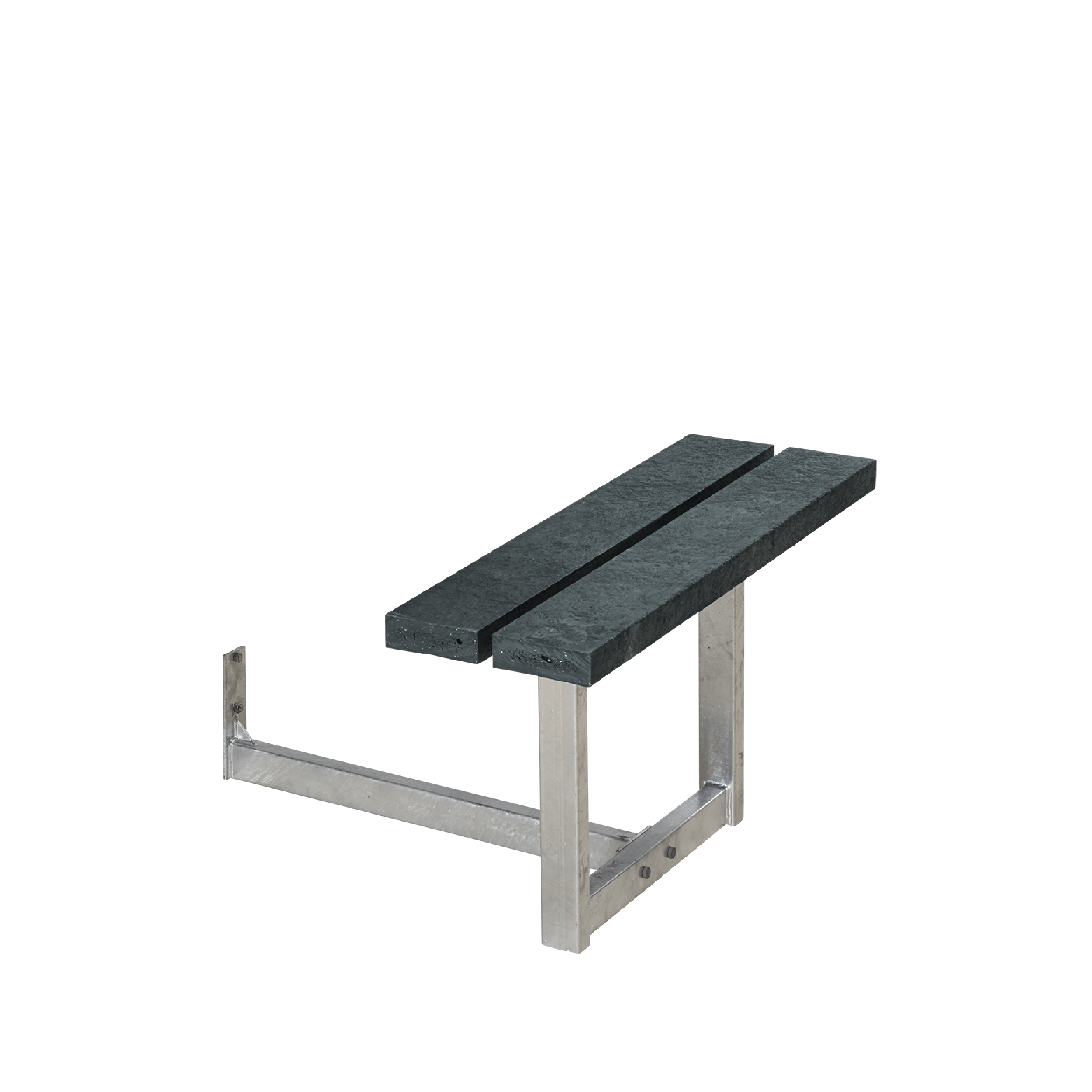 Plus Påbygning til Basic Bord/Bænkesæt 77 cm - Grå ReTex
