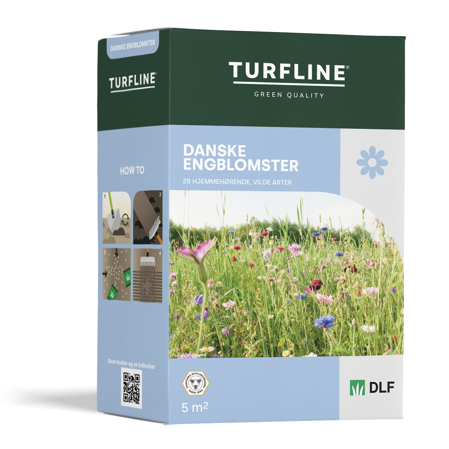 Turfline Blomsterblanding danske engblomster 0,1 kg