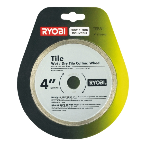 Ryobi TSBA1 Rundsavsklinge Til Kakler og Klinker