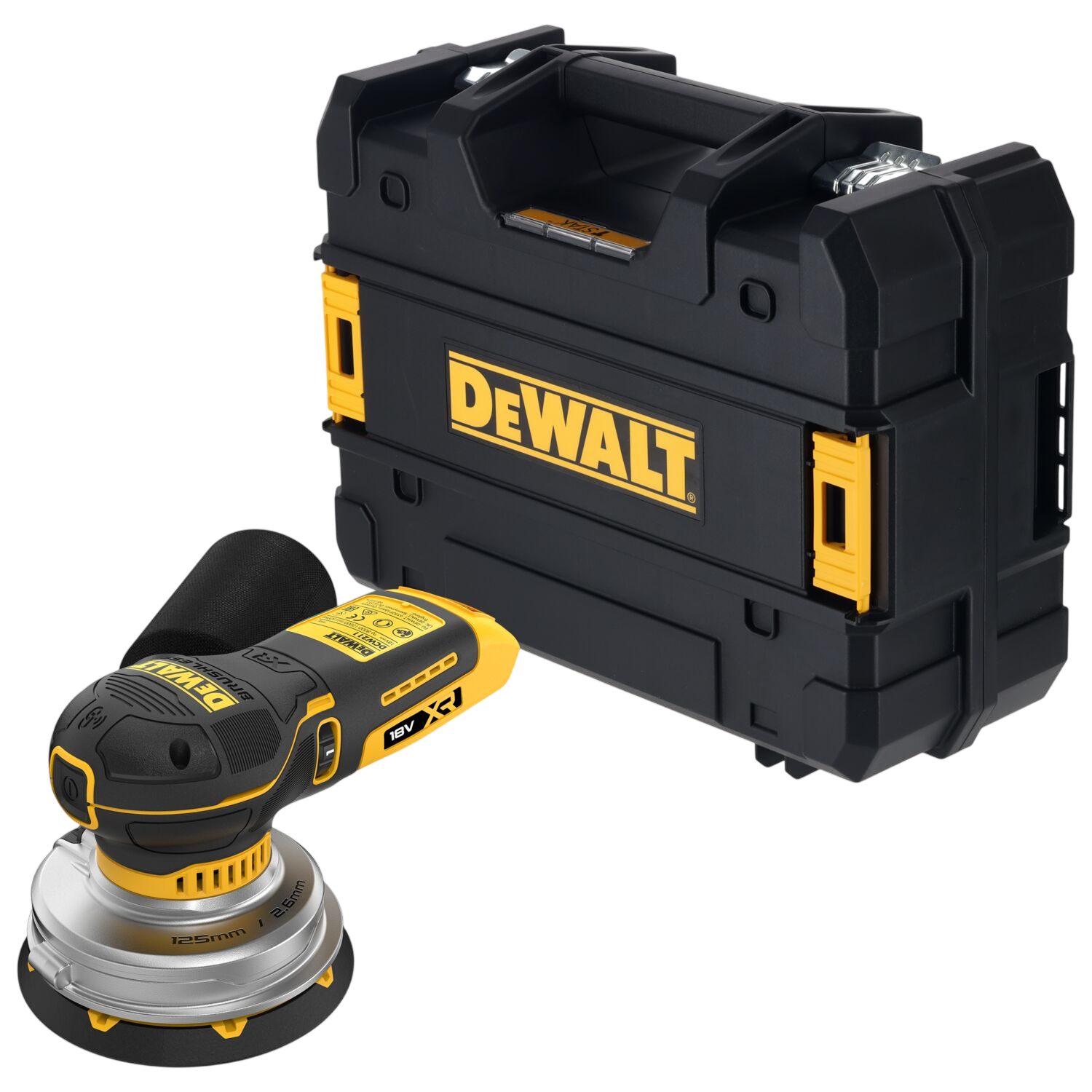 Dewalt DCW211NT-XJ 18V XR Excentersliber – Solo TSTAK