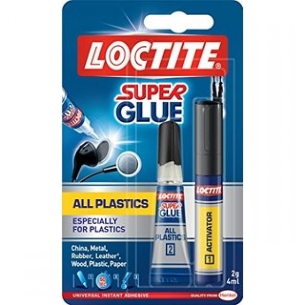 Loctite Super Glue All Plastics Sekundlim
