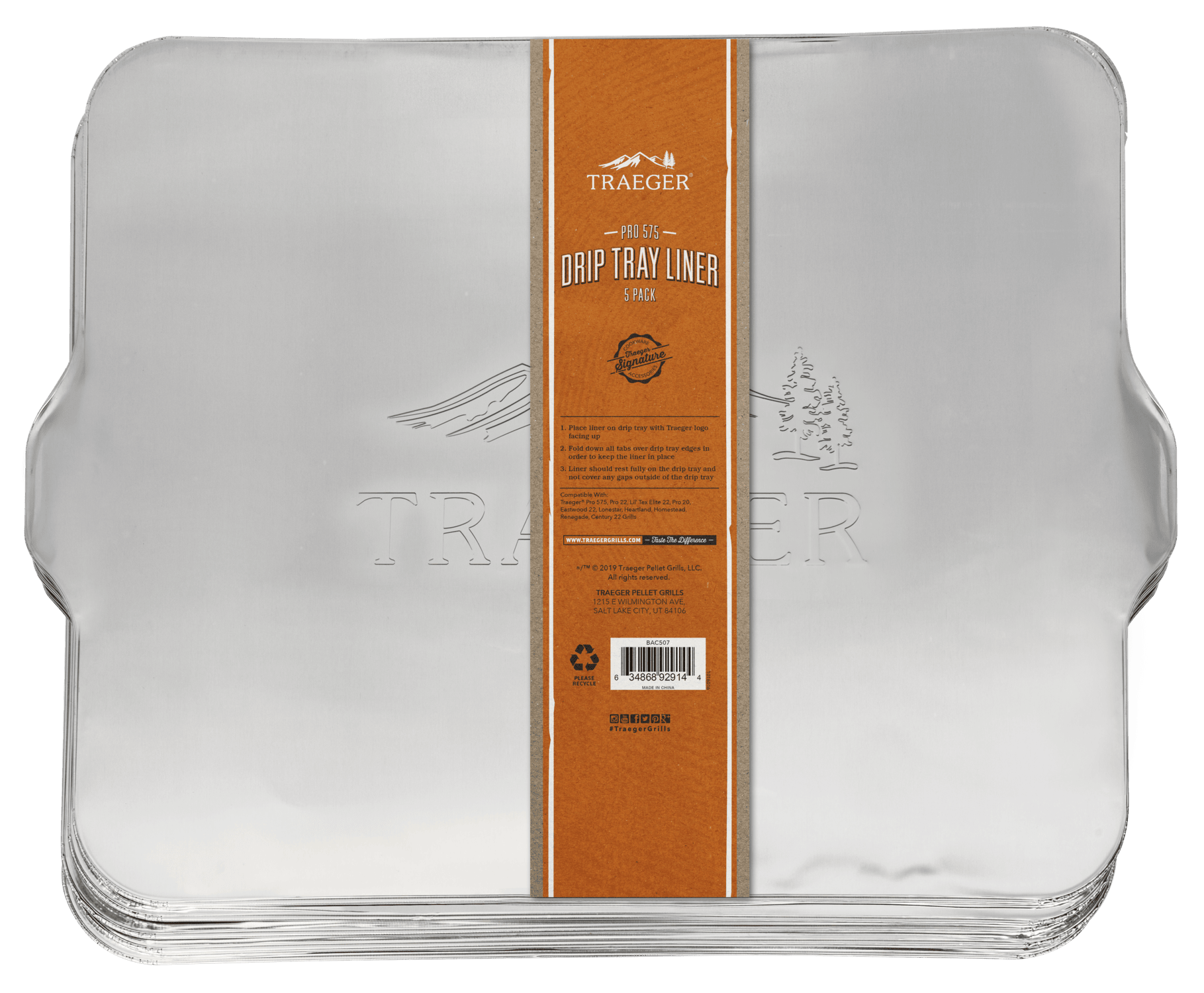 Traeger Folieunderlag til PRO575