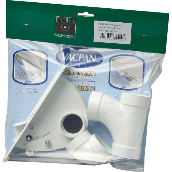 Nilfisk Vacpan fejebakke hvid med fittings