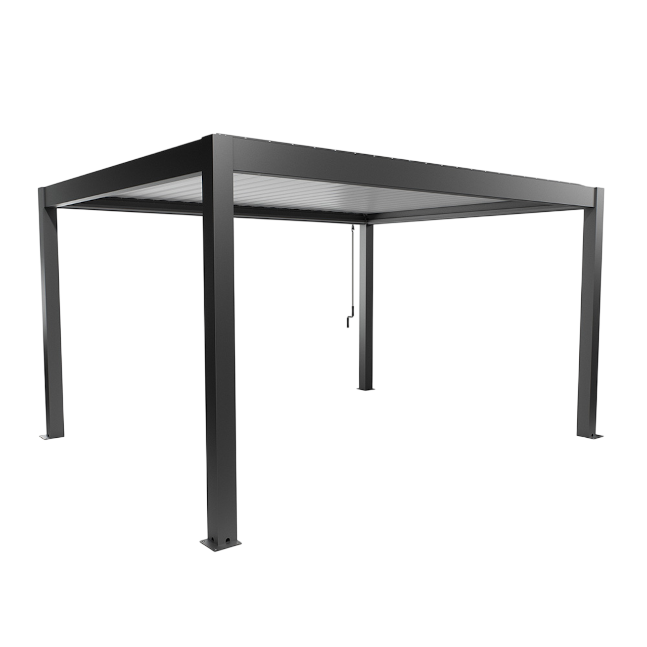 Biohort Str. 4,5×3,5 Pergola i mørkegrå metallic/hvid