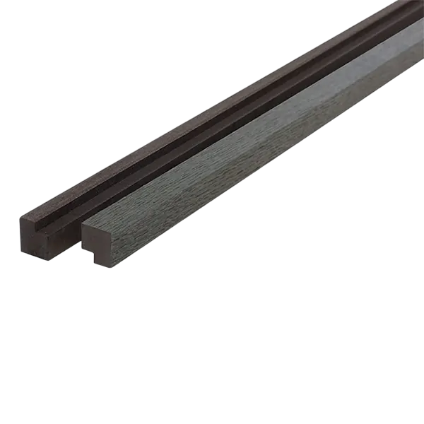 FibroTech Akustik Afslutningsliste i black oak 22x25x3000 mm - 2 stk.