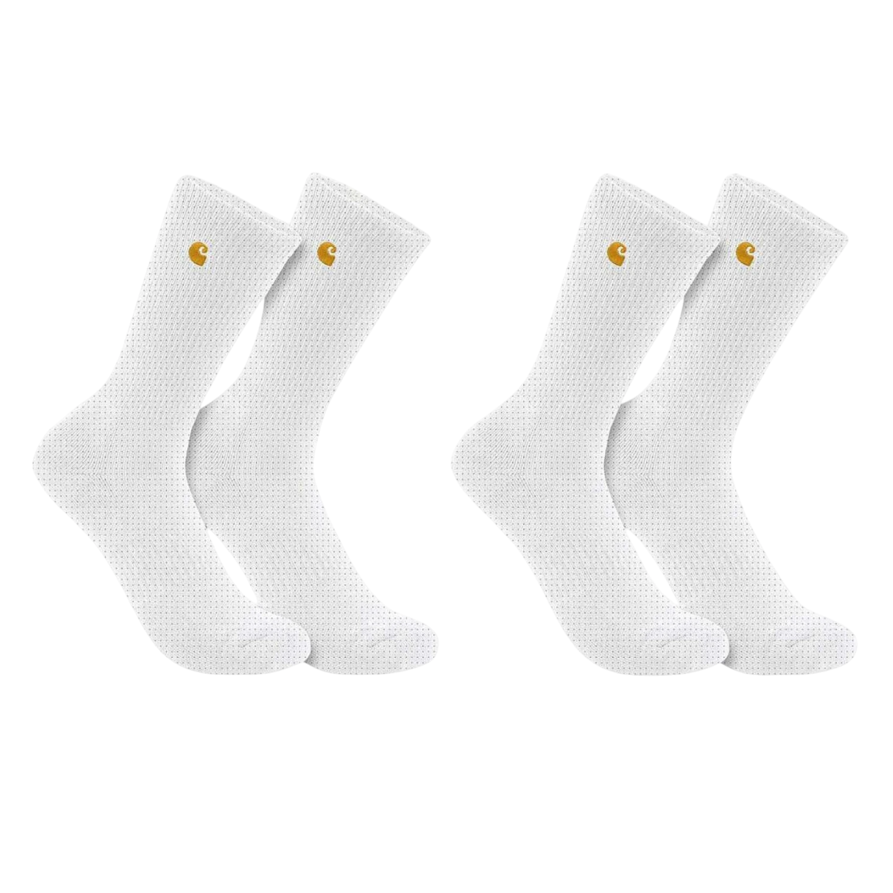 Carhartt strømper i hvid 2-pak - Str. L