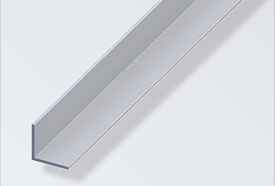 Roliba Vinkelprofil 10x10 mm alueloxeret - 1 m