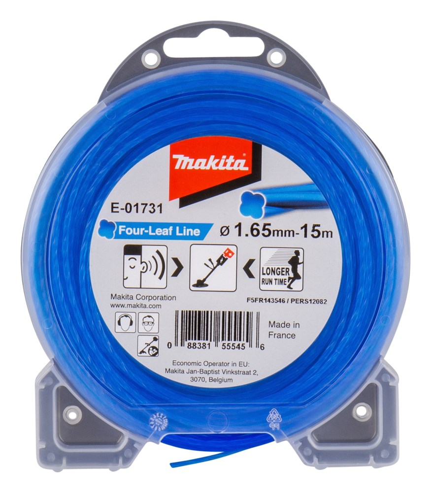 Makita Four-Leaf Line nylontråd til kantklipper 1,65 mm 15 m
