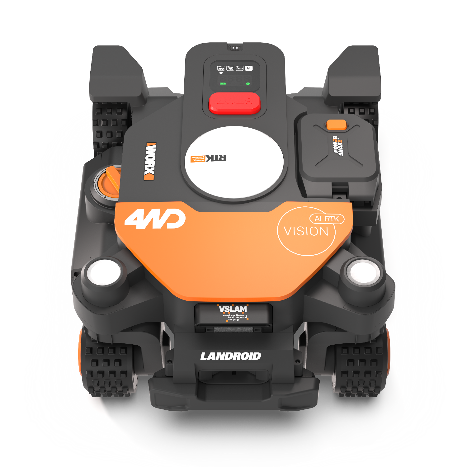 Worx WR344E Vision Cloud 4WD AI RTK 4000 Robotplæneklipper