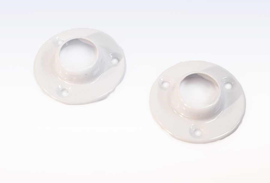 Roliba Roset Ø25 hvid - 2 stk.