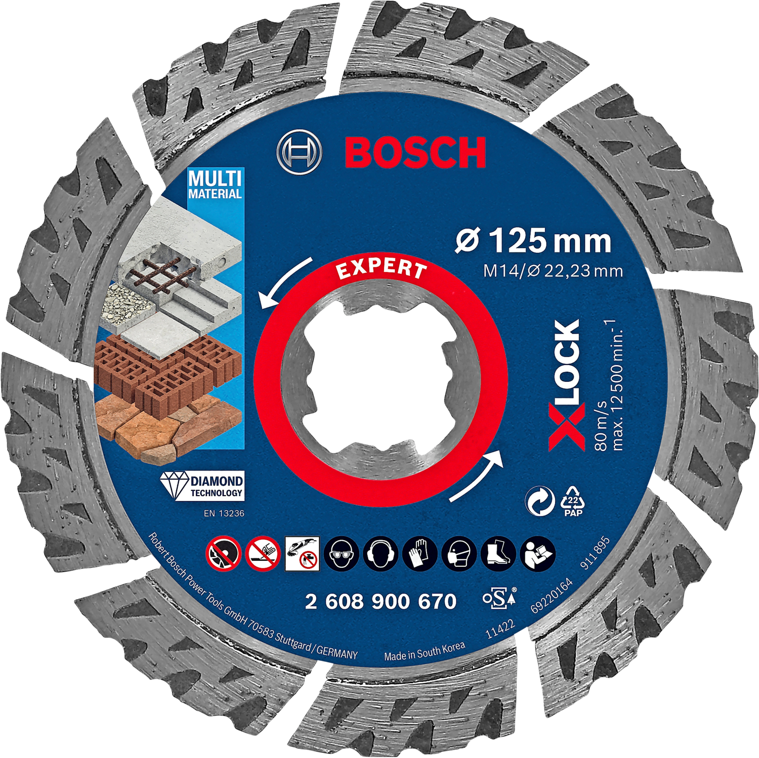 Bosch Diamantskæreskive Xl Multi 125Mm