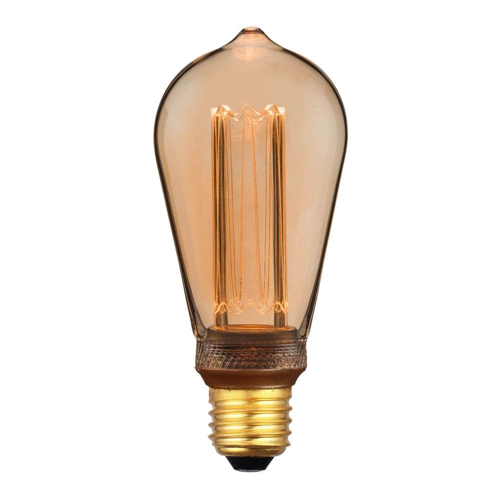 Eglo E27 LED Pære 1800K ST64 3-trin dæmpbar