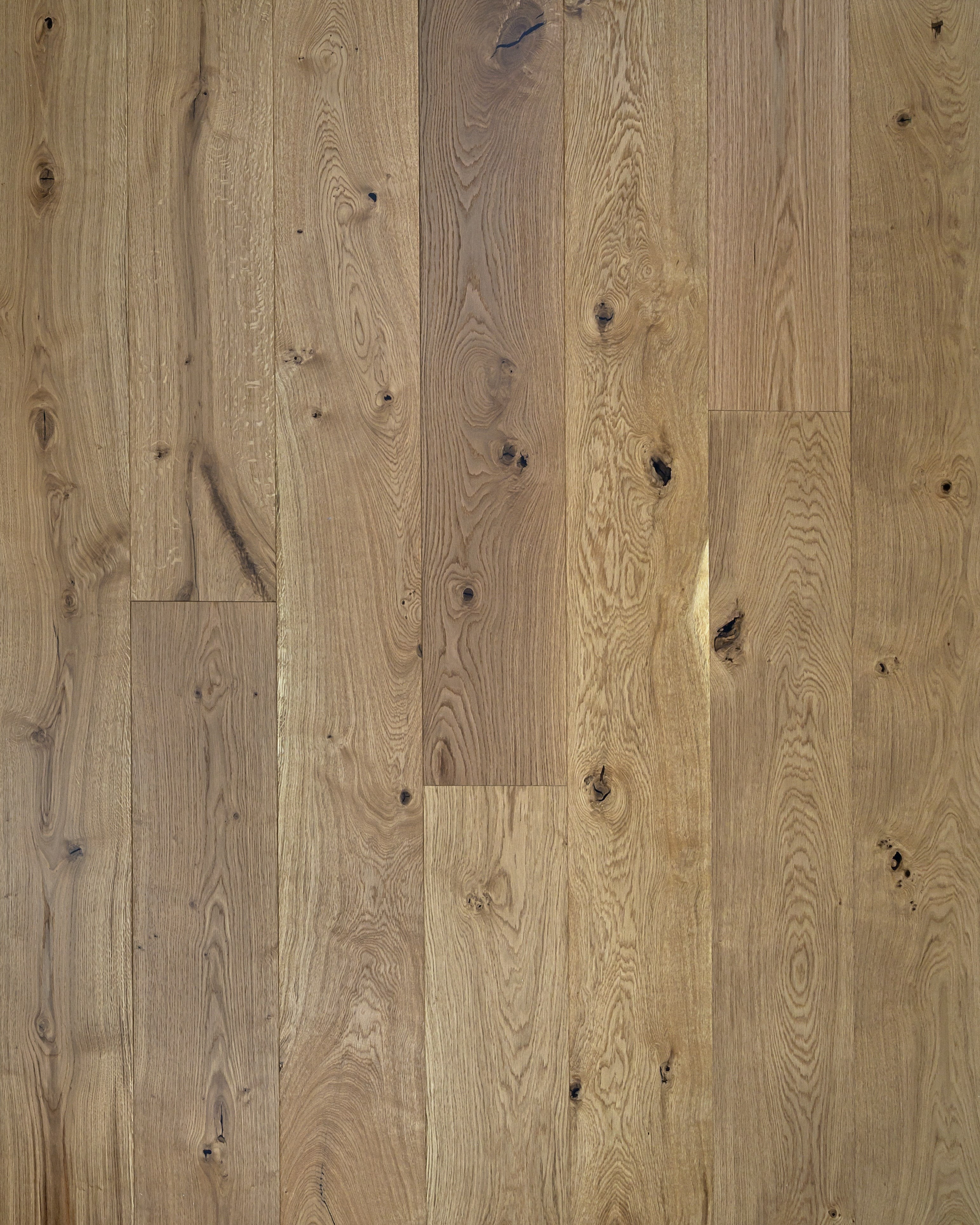 Wallmann Herregårdsplank Eg Rustik/Wood Line, børstet naturolie V4 Plankegulv
