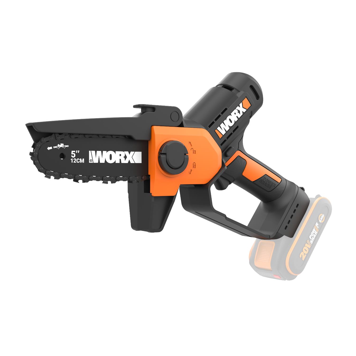 Worx WG326E.9 20V PowerShare Grensav – Solo