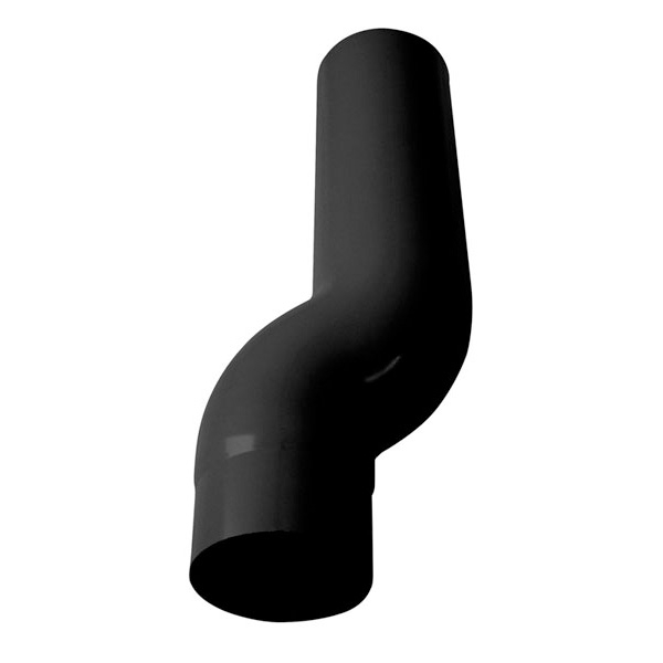 Plastmo plast nedførsel 75 mm i sort