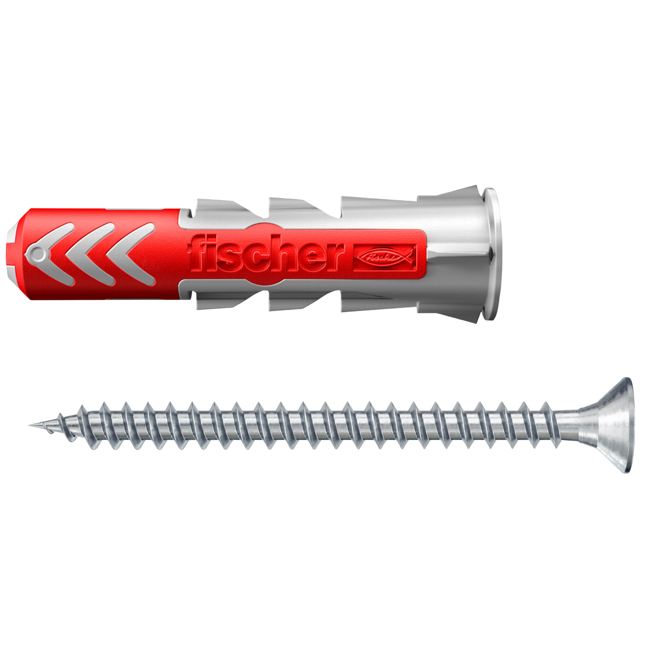 Fischer DuoPower 6 x 30 mm S Universel nylonplug med skrue - 50 stk.