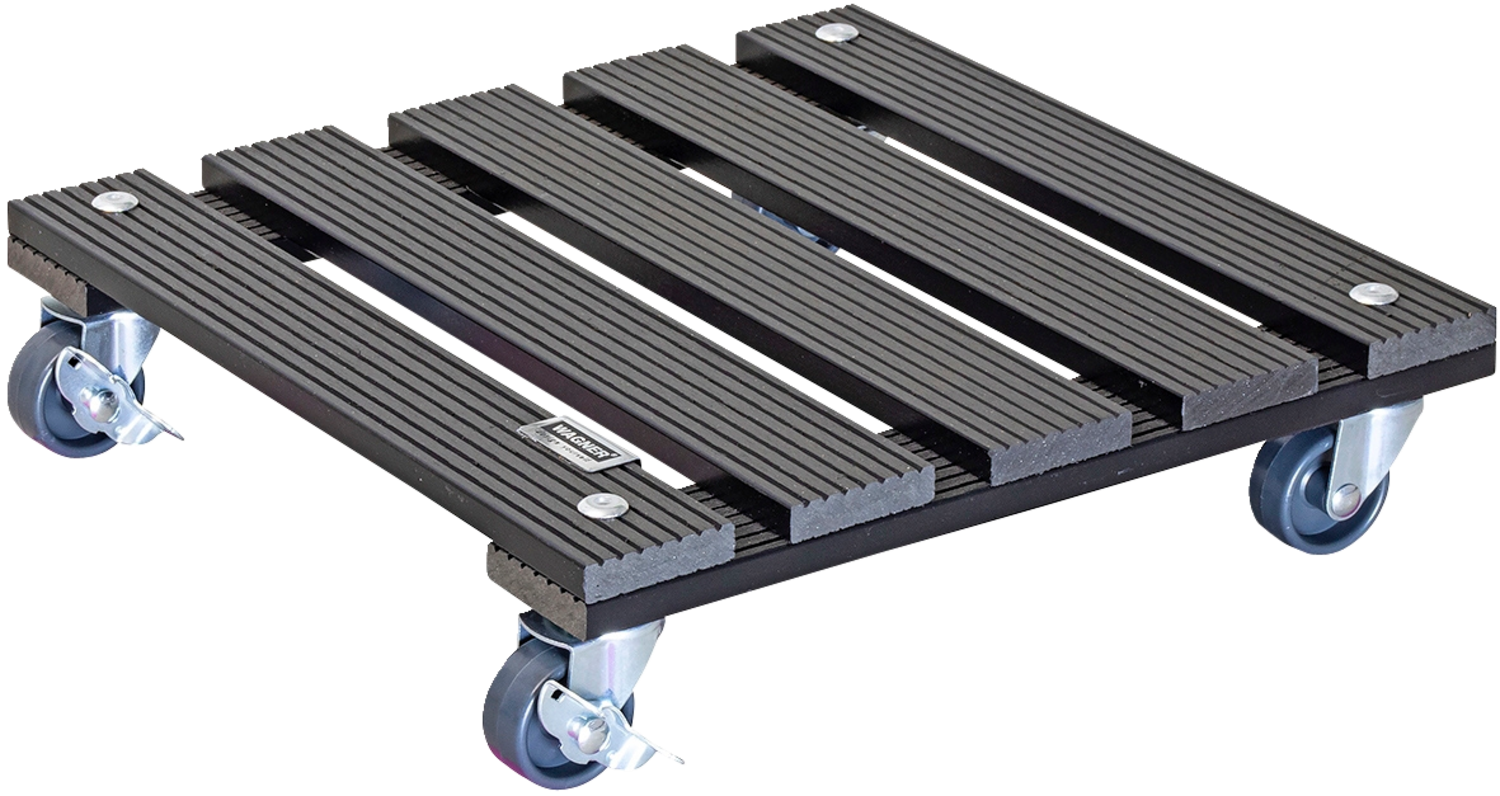 Wagner GreenHome Rulleplade, firkantet 29 cm i grå