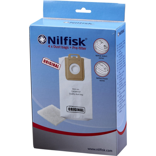 Nilfisk poser for Nilfisk Select