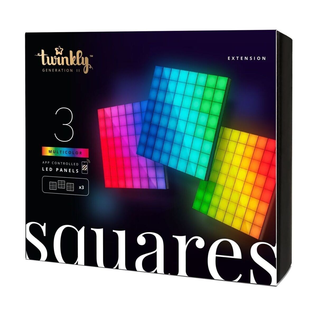 Twinkly Squares LED lyspanel 3 - Extension