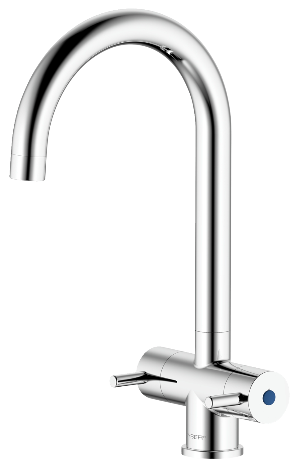 Geyser Twin køkkenarmatur i krom