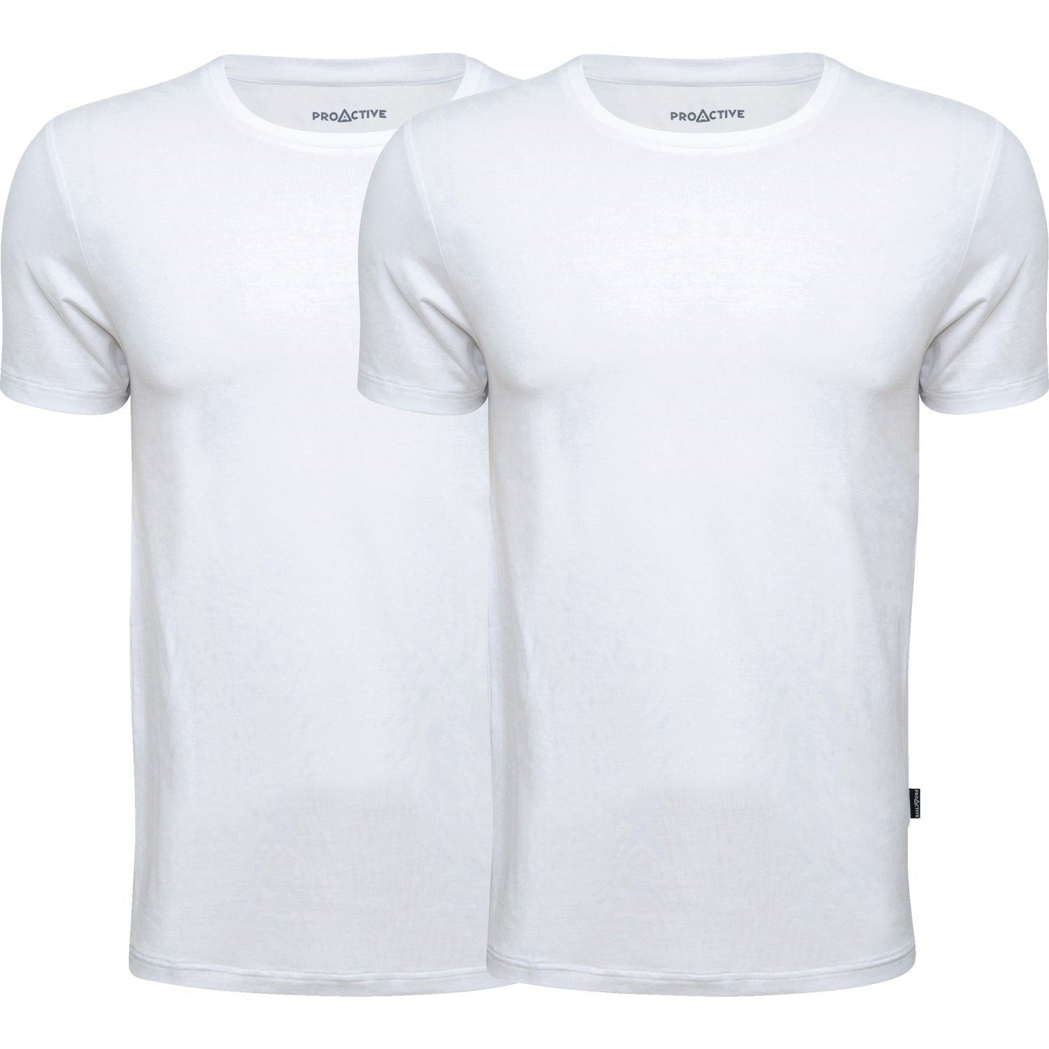 ProActive Bambus T-shirt i hvid - Str. 2XL